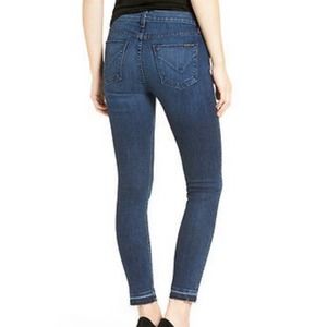 Hudson Nico Mid Rise Ankle Raw Hem Skinny Jeans Women's Size 29 8